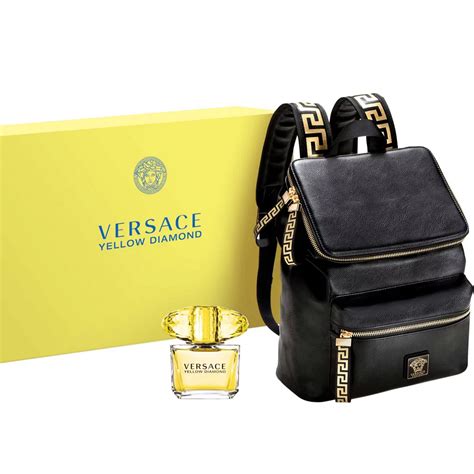 versace parfum shopper|versace perfume with free backpack.